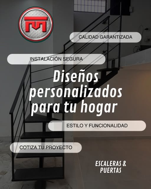 Escalera metálica de referencia