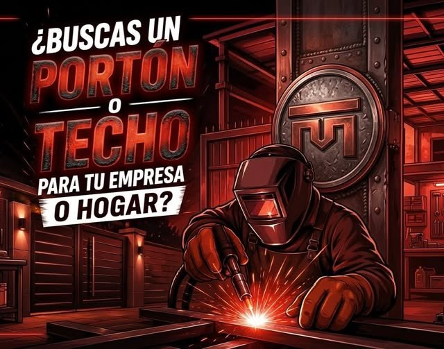 Portón metálico y trabajo de soldadura de referencia